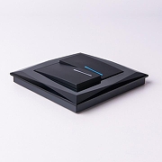 Рамка на 1 пост Werkel Diamant (черный) W0011208 цвет Черный-1