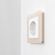 Рамка на 1 пост Werkel Acrylic (айвори) W0012743 цвет Желтый-1