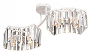 Люстра Vitaluce V5884 V5884-0/4PL цвет плафона/подвески Прозрачный, цвет арматуры Белый