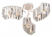 Люстра Vitaluce V5884 V5884-0/6PL цвет плафона/подвески Прозрачный, цвет арматуры Белый