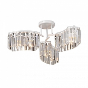 Люстра Vitaluce V5884 V5884-0/6PL цвет плафона/подвески Прозрачный, цвет арматуры Белый-1