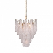 Люстра Vitaluce V5886 V5886-8/7 цвет плафона/подвески Прозрачный, цвет арматуры Золото-3