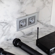 Рамка на 2 поста Werkel Aluminium (алюминий) W0021706 цвет Серебро-7