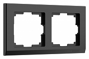 Рамка на 2 поста Werkel Stark (черный) W0021808 цвет Черный