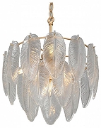 Люстра Vitaluce V5887 V5887-8/4 цвет плафона/подвески Прозрачный, цвет арматуры Золото