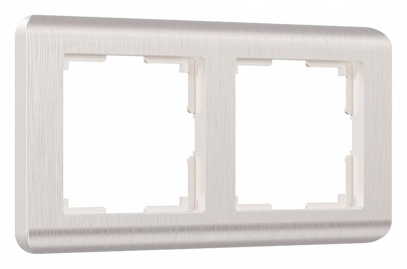 Рамка на 2 поста Werkel Stream (перламутровый) W0022113 