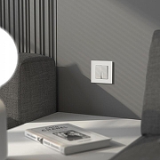 Рамка на 1 пост Werkel Senso (белый, стекло soft-touch) W0013101 цвет Белый-1