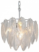 Люстра Vitaluce V5887 V5887-9/4 цвет плафона/подвески Прозрачный, цвет арматуры Хром