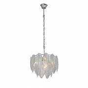 Люстра Vitaluce V5887 V5887-9/4 цвет плафона/подвески Прозрачный, цвет арматуры Хром-1