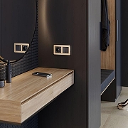 Рамка на 2 поста Werkel Platinum (шампань) W0022611 цвет Бежевый-2