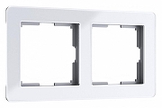 Рамка на 2 поста Werkel Acrylic (белый) W0022701 цвет Белый