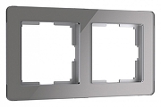 Рамка на 2 поста Werkel Acrylic (графит) W0022704 цвет Графит