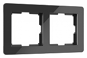 Рамка на 2 поста Werkel Acrylic (черный) W0022708 цвет Черный
