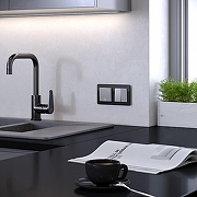 Рамка на 2 поста Werkel Acrylic (черный) W0022708 цвет Черный-1