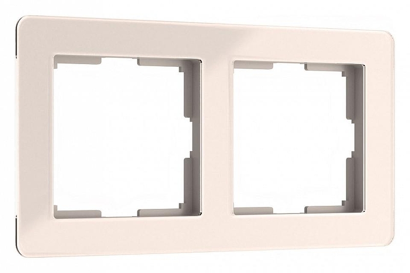 Рамка на 2 поста Werkel Acrylic (айвори) W0022743 