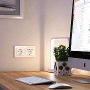 Рамка на 2 поста Werkel Acrylic (айвори) W0022743 цвет Желтый-2