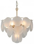 Люстра Vitaluce V5888 V5888-8/7 цвет плафона/подвески Белый, цвет арматуры Золото