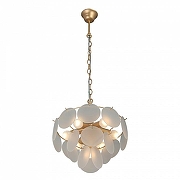 Люстра Vitaluce V5888 V5888-8/7 цвет плафона/подвески Белый, цвет арматуры Золото-2