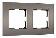Рамка на 2 поста Werkel Slab (бронза софт) W0022963 цвет Бронза