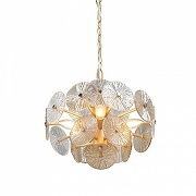 Люстра Vitaluce V5889 V5889-8/5 цвет плафона/подвески Прозрачный, цвет арматуры Золото-2