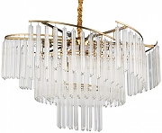 Люстра Moderli Ivo V7050-12P цвет плафона/подвески Прозрачный, цвет арматуры Латунь