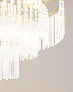 Люстра Moderli Ivo V7050-12P цвет плафона/подвески Прозрачный, цвет арматуры Латунь-5