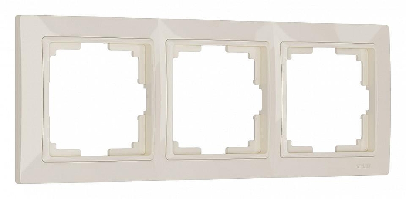 Рамка на 3 поста Werkel Snabb Basic (слоновая кость) W0032003 