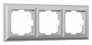 Рамка на 3 поста Werkel Fiore (серебряный) W0032206 цвет Серебро