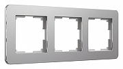 Рамка на 3 поста Werkel Platinum (алюминий) W0032606 цвет Серебро