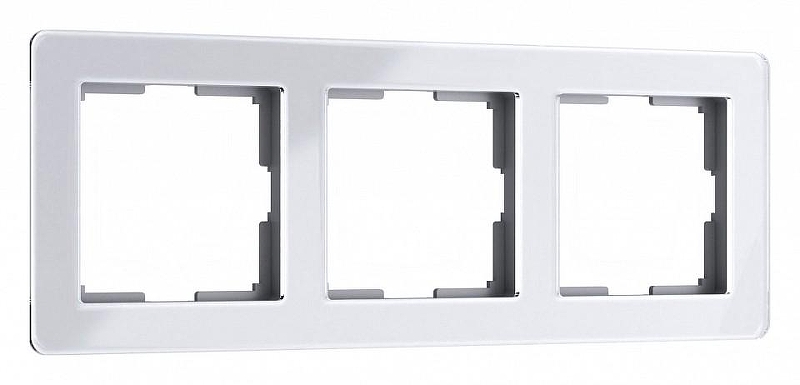 Рамка на 3 поста Werkel Acrylic (белый) W0032701 