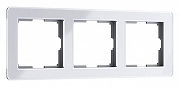 Рамка на 3 поста Werkel Acrylic (белый) W0032701 цвет Белый