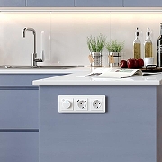 Рамка на 3 поста Werkel Acrylic (белый) W0032701 цвет Белый-1