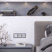 Рамка на 3 поста Werkel Acrylic (графит) W0032704 цвет Графит-2