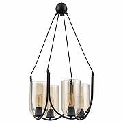 Люстра Vele Luce Fiamma VL5812P04 цвет плафона/подвески Оранжевый, цвет арматуры Черный