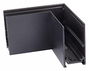 Соединитель угловой L-образный для треков накладных Vitaluce VT0200025 VT0200025-01 цвет арматуры Черный