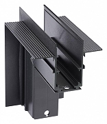 Соединитель угловой L-образный для треков встраиваемых Vitaluce VT0200032 VT0200032-01 цвет арматуры Черный