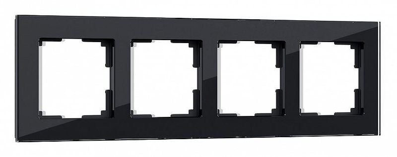Рамка на 4 поста Werkel Favorit (черный) W0041108 