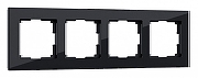 Рамка на 4 поста Werkel Favorit (черный) W0041108 цвет Черный