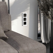 Рамка на 3 поста Werkel Senso (белый, стекло soft-touch) W0033101 цвет Белый-1