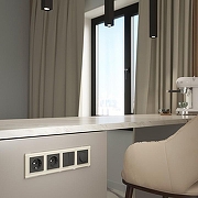 Рамка на 4 поста Werkel Favorit (молочный, стекло) W0041141 цвет Белый-2