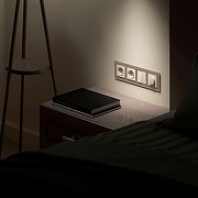 Рамка на 4 поста Werkel Favorit (латте, стекло) W0041142 цвет Коричневый-2