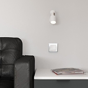 Рамка на 1 пост Werkel Baguette (белый/серебро) W0012850 цвет Белый, Серебро-2