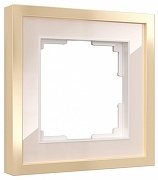 Рамка на 1 пост Werkel Baguette (айвори/латунь) W0012851 цвет Желтый, Латунь