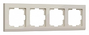 Рамка на 4 поста Werkel Stark (слоновая кость) W0041803 цвет Слоновая кость