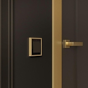 Рамка на 1 пост Werkel Baguette (черный/латунь) W0012852 цвет Латунь, Черный-2