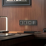 Рамка на 4 поста Werkel Platinum (черный алюминий) W0042608 цвет Черный-1