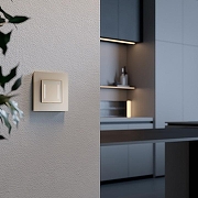 Рамка на 1 пост Werkel Senso (шампань, стекло soft-touch) W0013111 цвет Бежевый-1