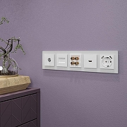 Рамка на 5 постов Werkel Favorit (белый матовый) W0051105 цвет Белый-1