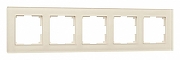 Рамка на 5 постов Werkel Favorit молочный W0051141 цвет Белый