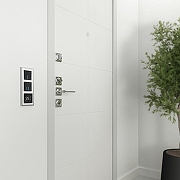 Рамка на 3 поста Werkel Baguette белый/серебро W0032850 цвет Белый, Серебро-2